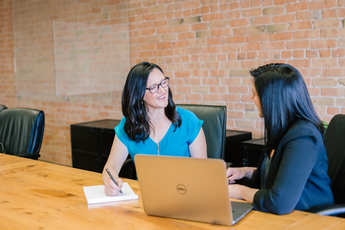 Senior professional working in an office